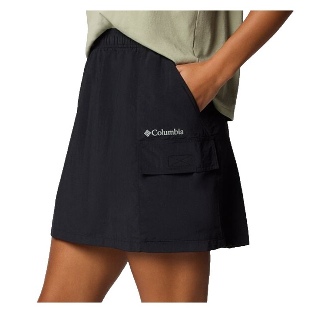 Columbia Women's Sandier Cargo Skirt Size Large Black Skirt with Pockets NWT